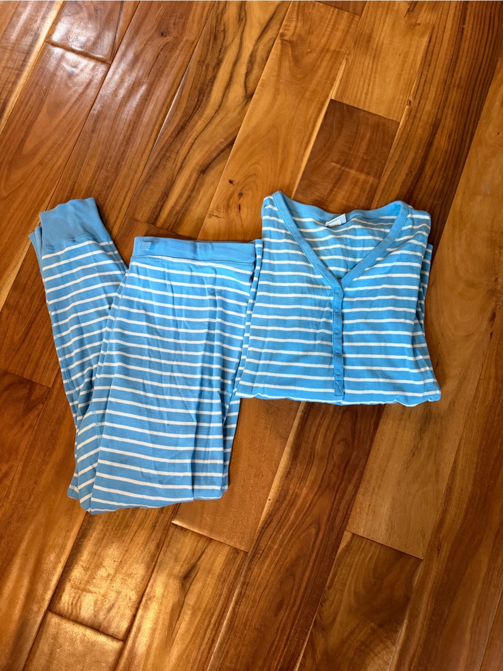 Women’s Hanna Andersson Blur Stripe Cotton Pajama Set